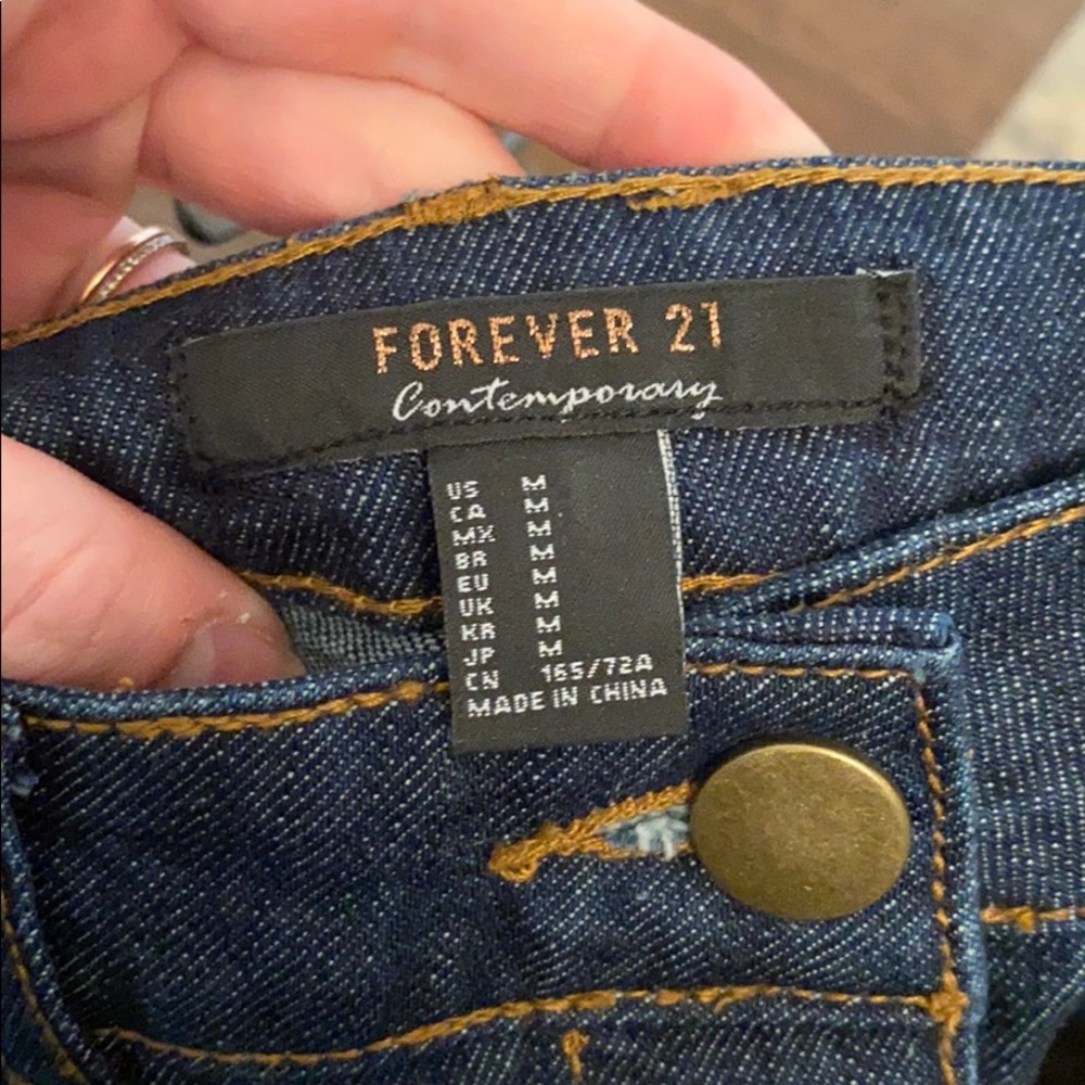 Medium jean button down mini skirt - Picture 3 of 3